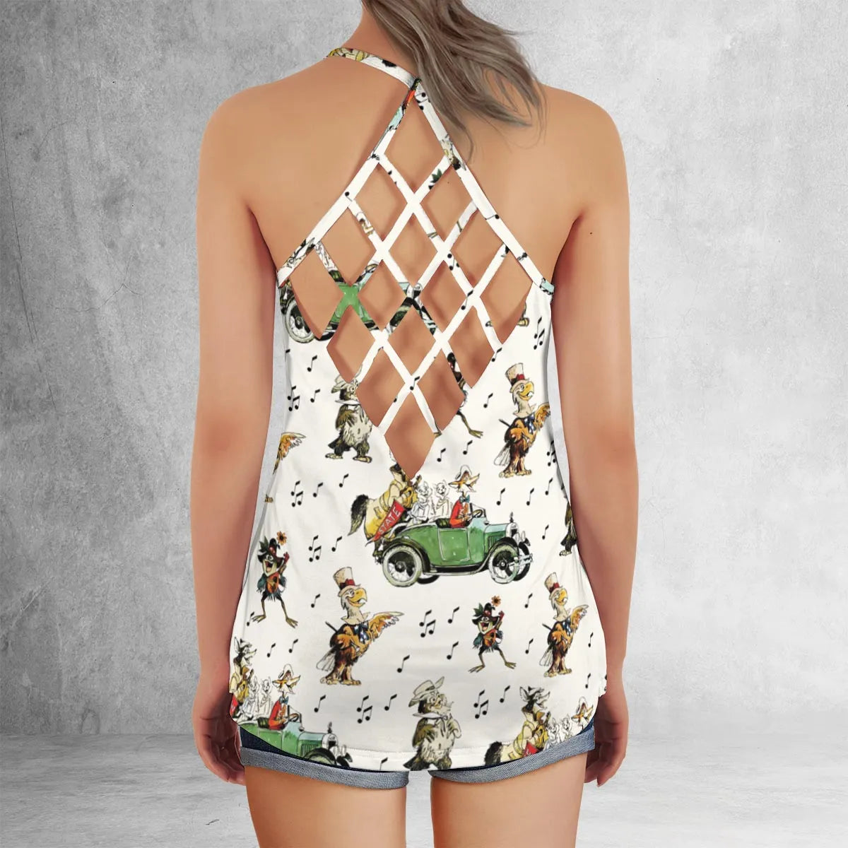 Criss Cross Tank Top - S6VNKKKA