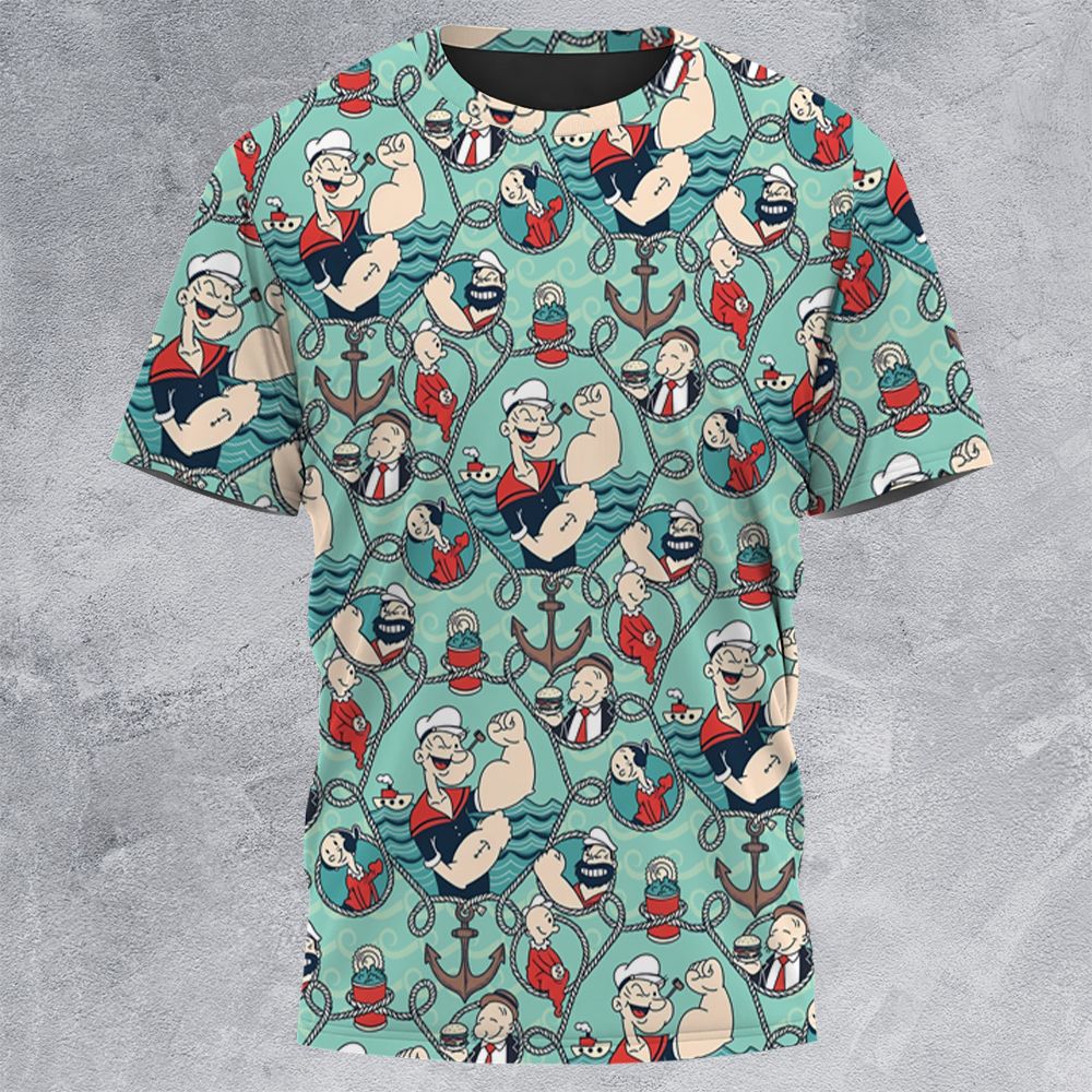 All-Over Print Unisex T-Shirt - SP87ALUM -  - 3