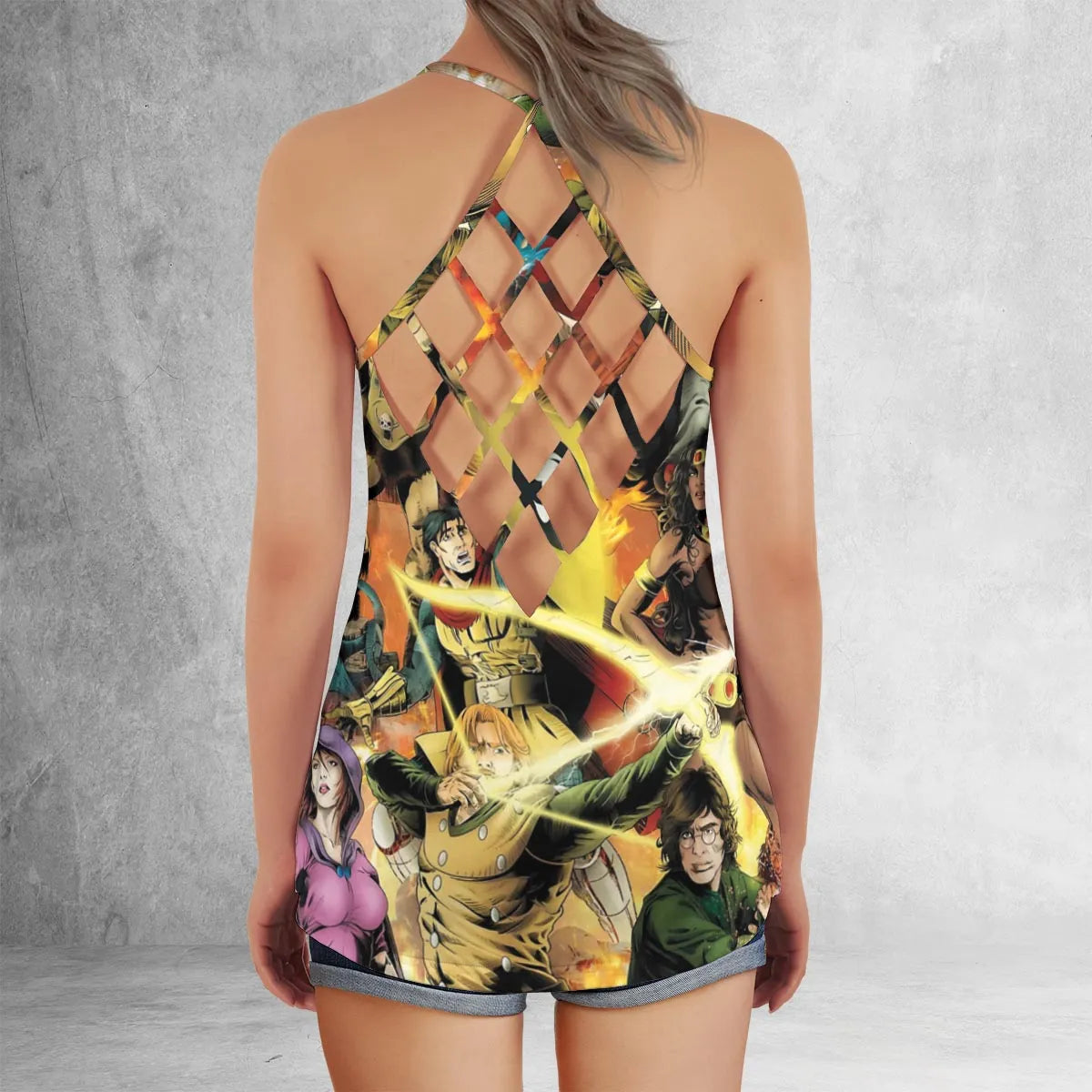 Criss Cross Tank Top - P9UH3UYR