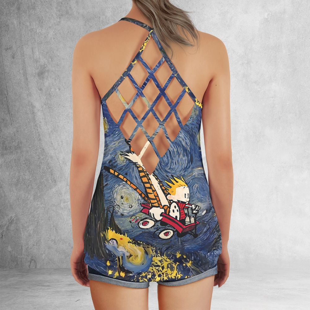 Criss Cross Tank Top - 23XBQXD7 -  - 3