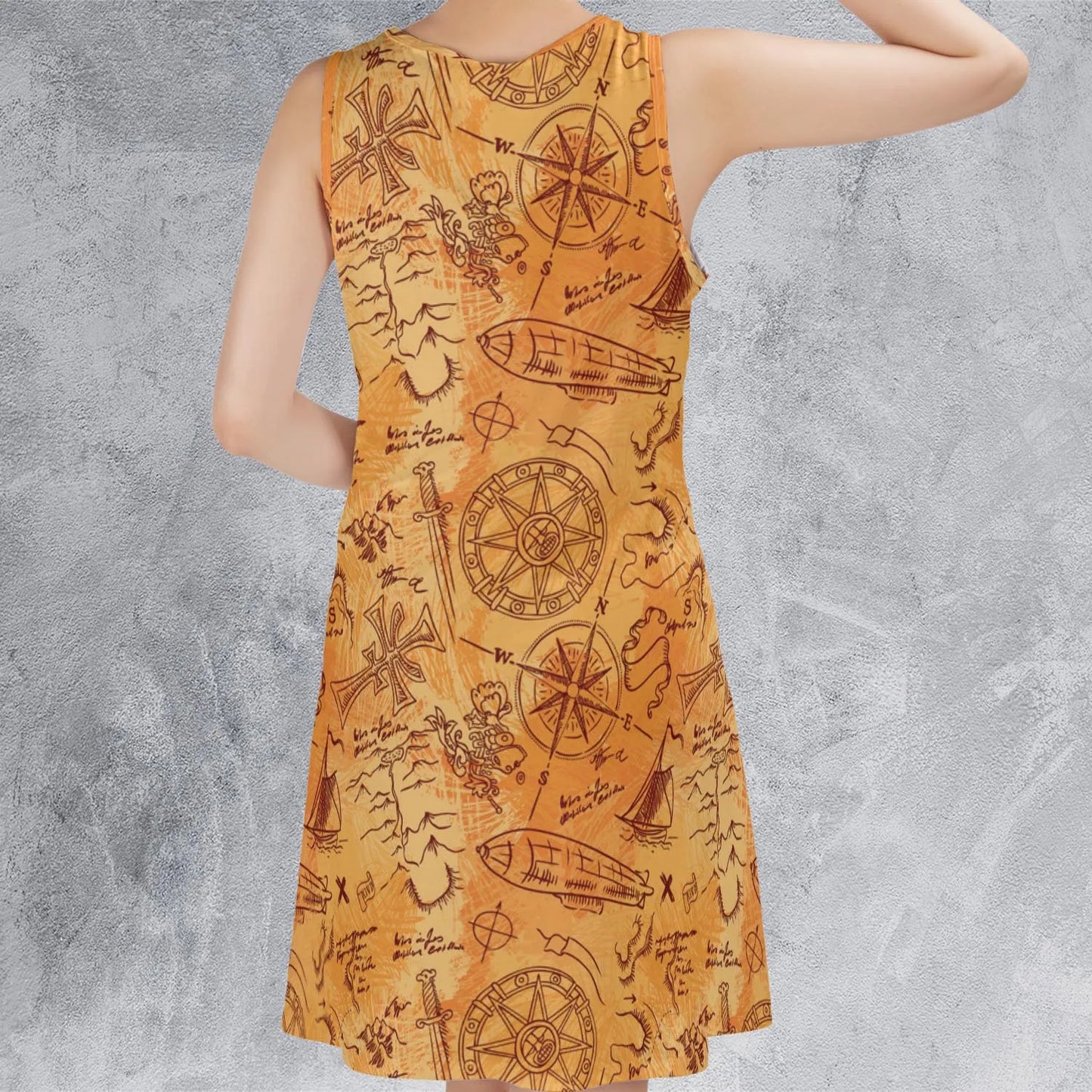 Sleeveless Dress - HKLTWC8U