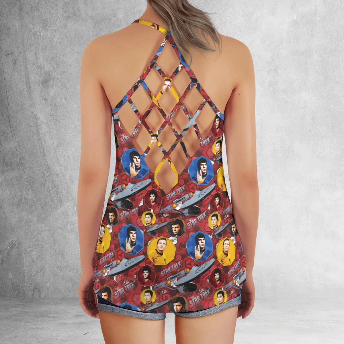 Criss Cross Tank Top - T8NHP7HC