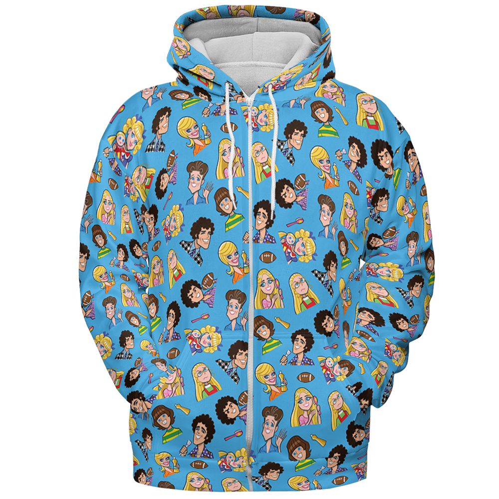 All-over Print Hoodie - SZMWKE5S -  - 3
