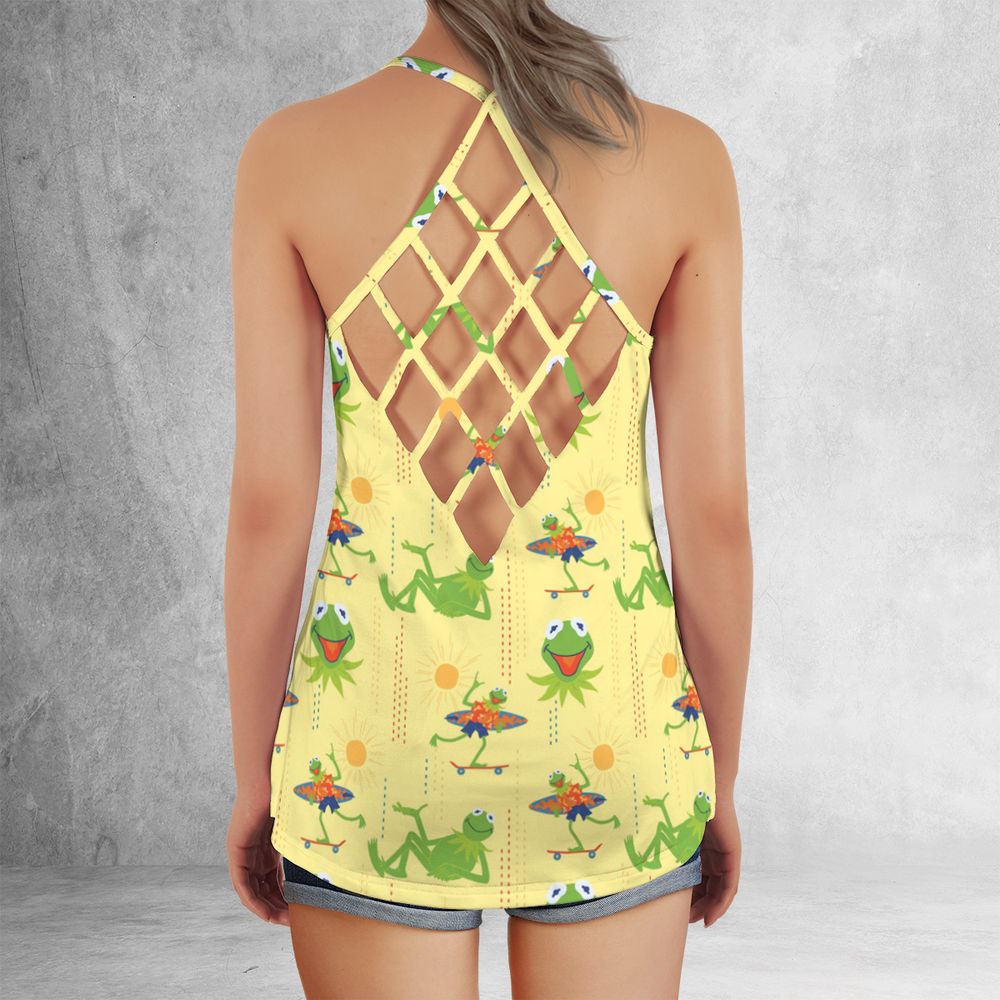 Criss Cross Tank Top - BAF58BKK -  - 3