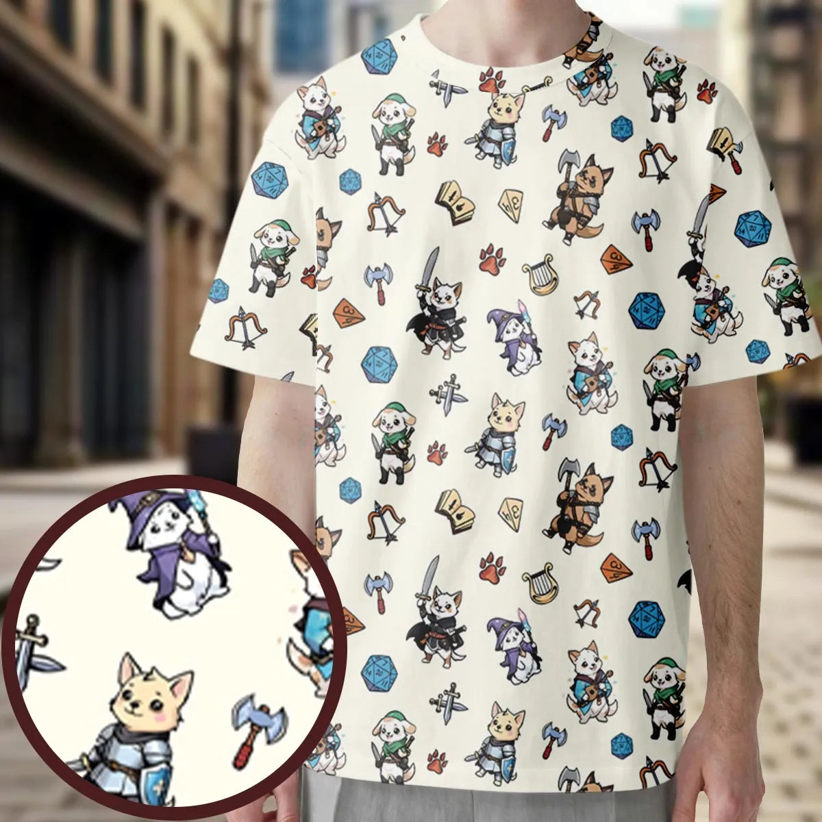 All-Over Print Unisex T-Shirt - 7VFE87AQ