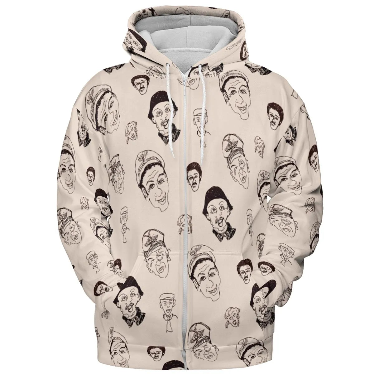 All-over Print Hoodie - FJJAVDFU