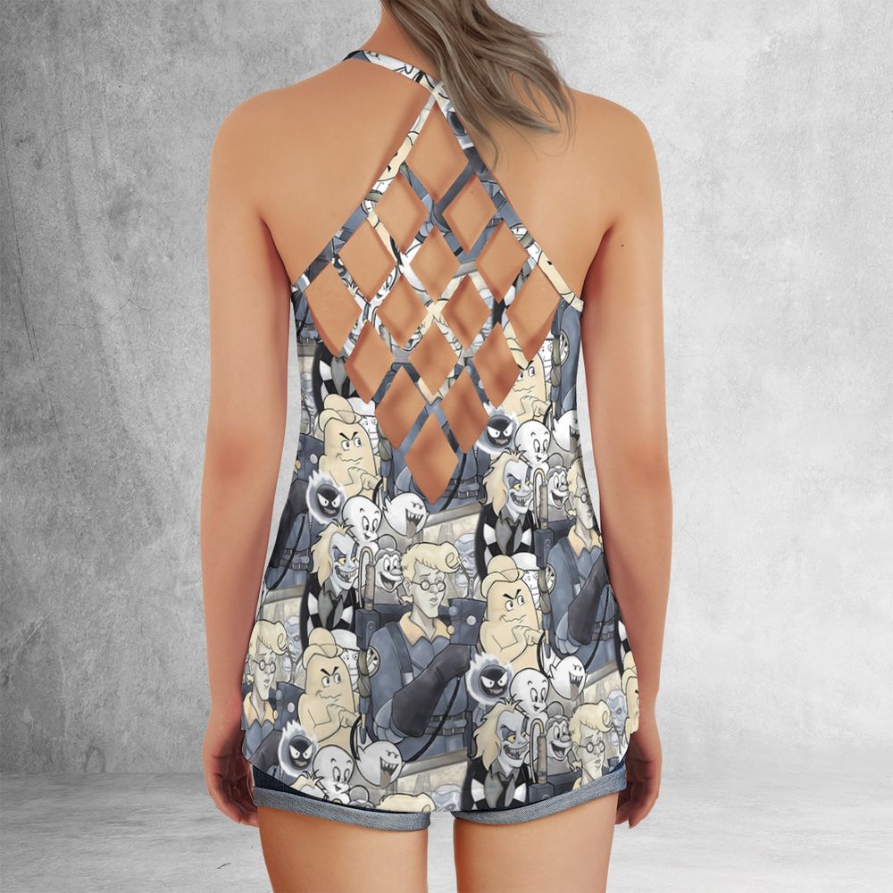 Criss Cross Tank Top - R7NRE4ZH -  - 3