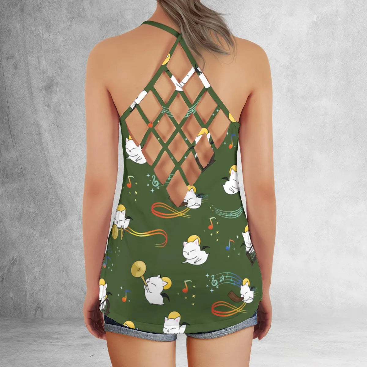 Criss Cross Tank Top - 73Z4LQ4U