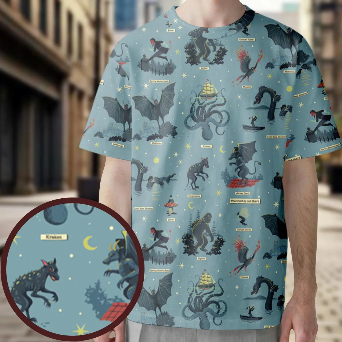All-Over Print Unisex T-Shirt - EKCZYW5H