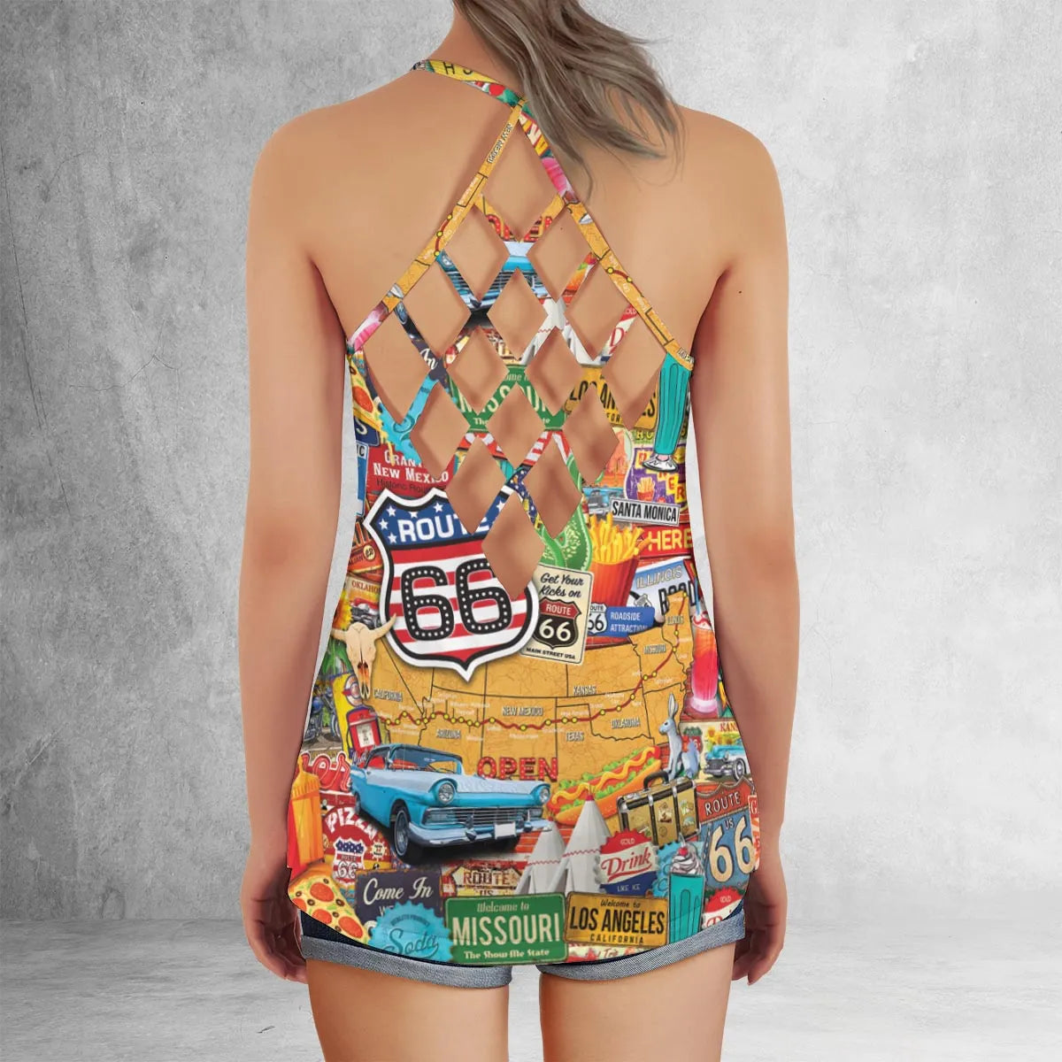 Criss Cross Tank Top - AUQLW8V8
