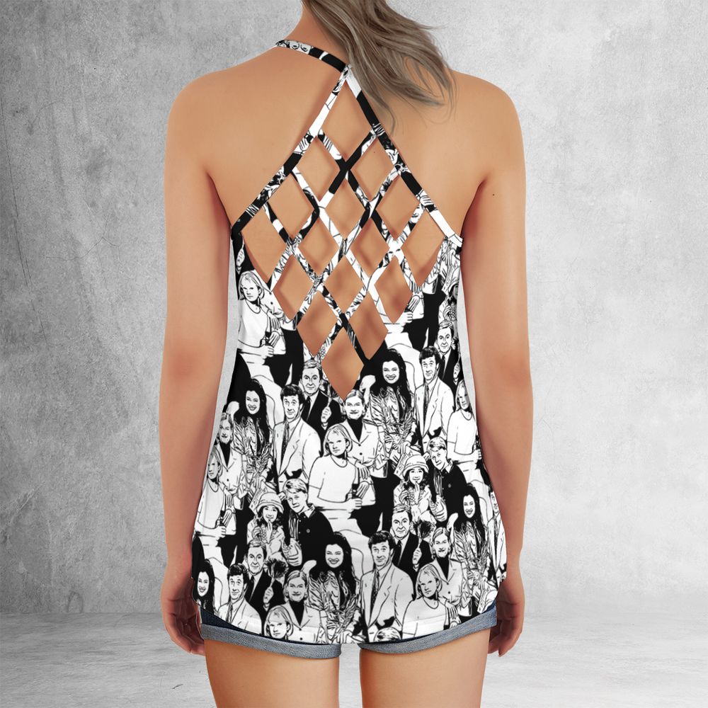 Criss Cross Tank Top - 3BT2WFK2 -  - 3