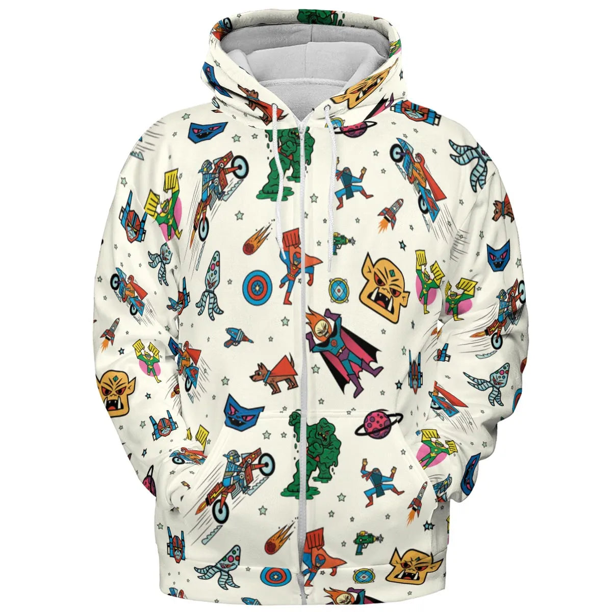 All-over Print Hoodie - J4UVR9VD