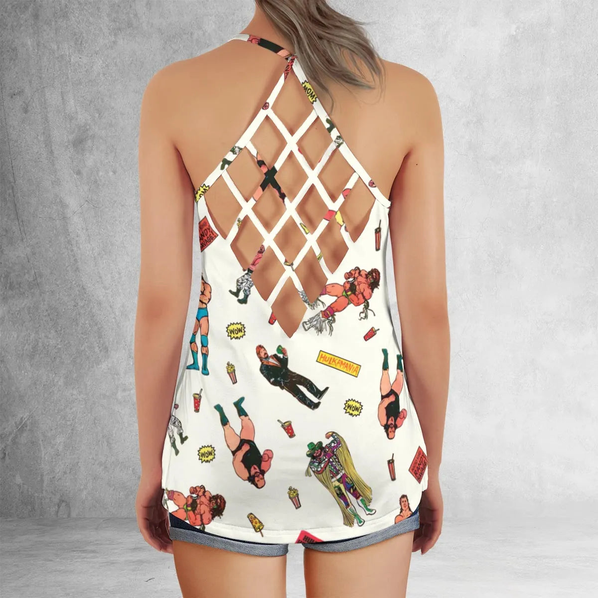 Criss Cross Tank Top - 5BHQBGR8