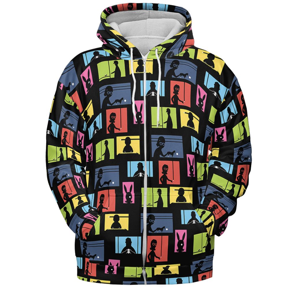 All-over Print Hoodie - ZBH2SNUJ -  - 3