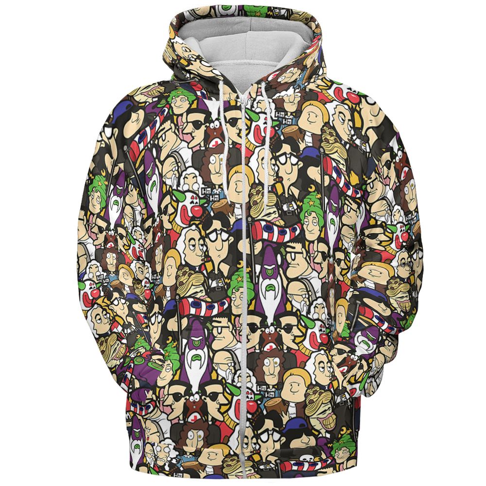 All-over Print Hoodie - 2QHMPNL9 -  - 3