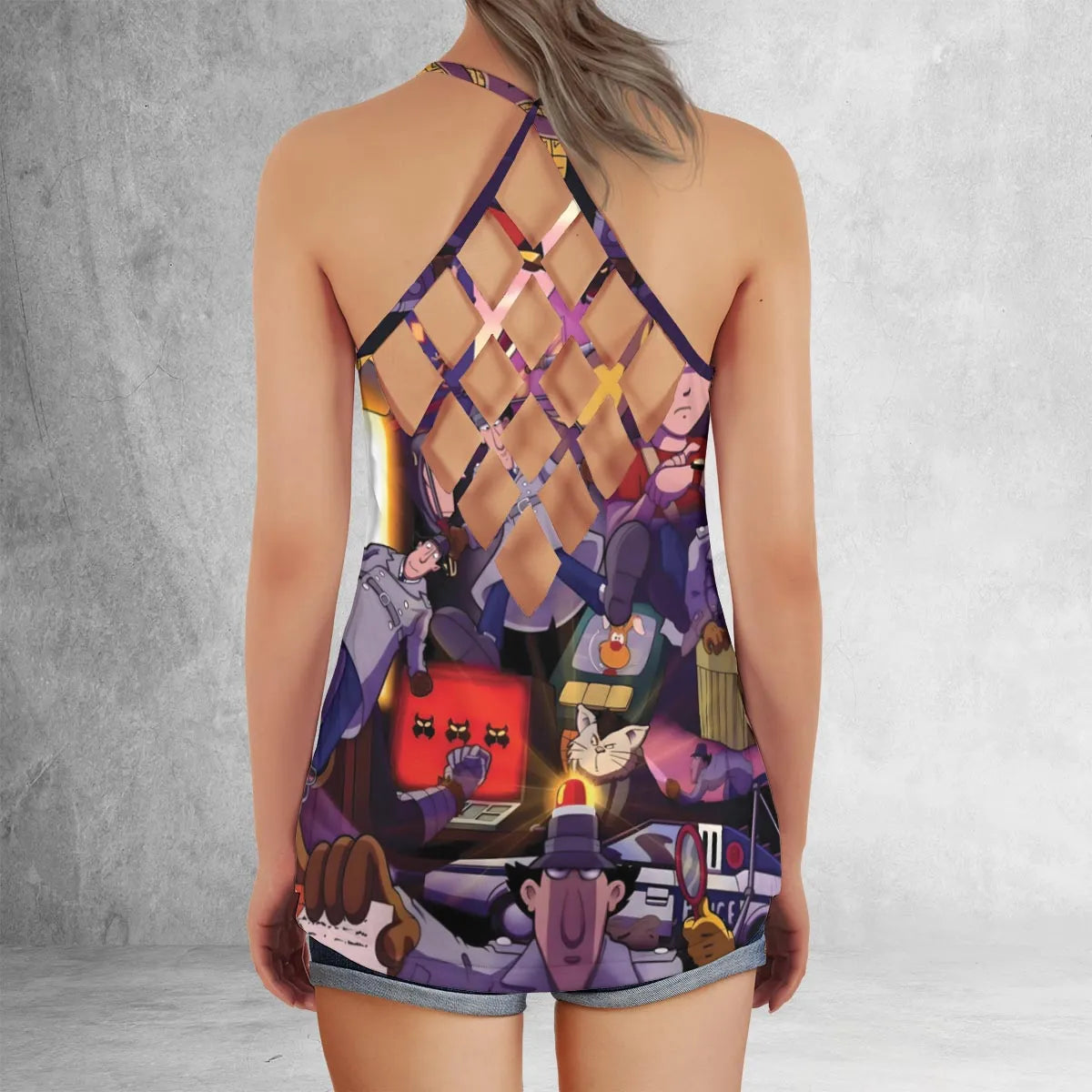 Criss Cross Tank Top - 31W6YZ1Q