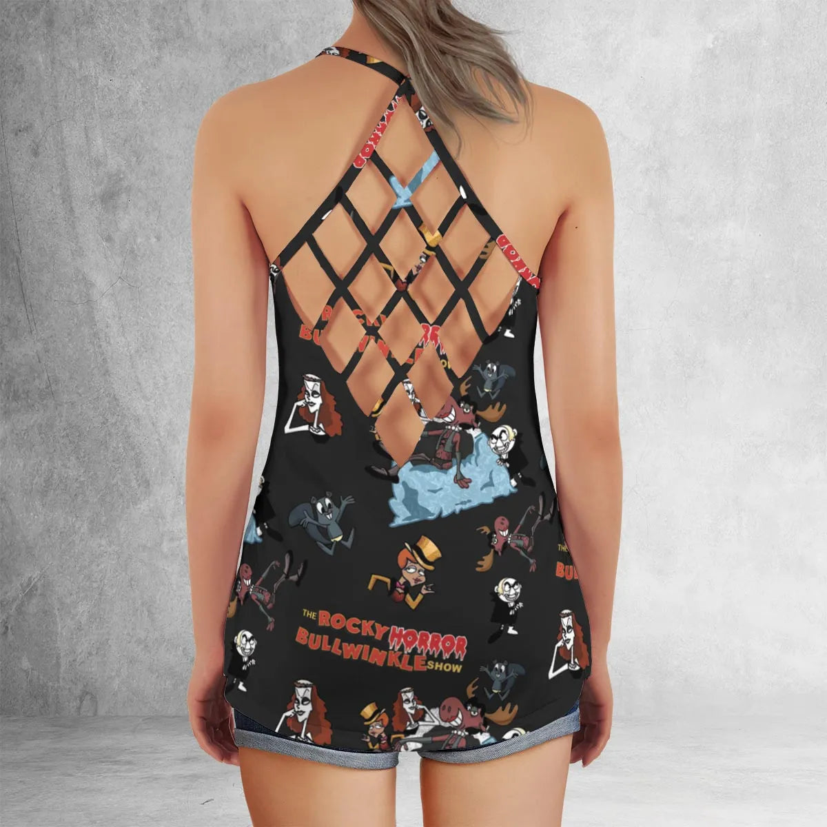 Criss Cross Tank Top - VXWM7P4L