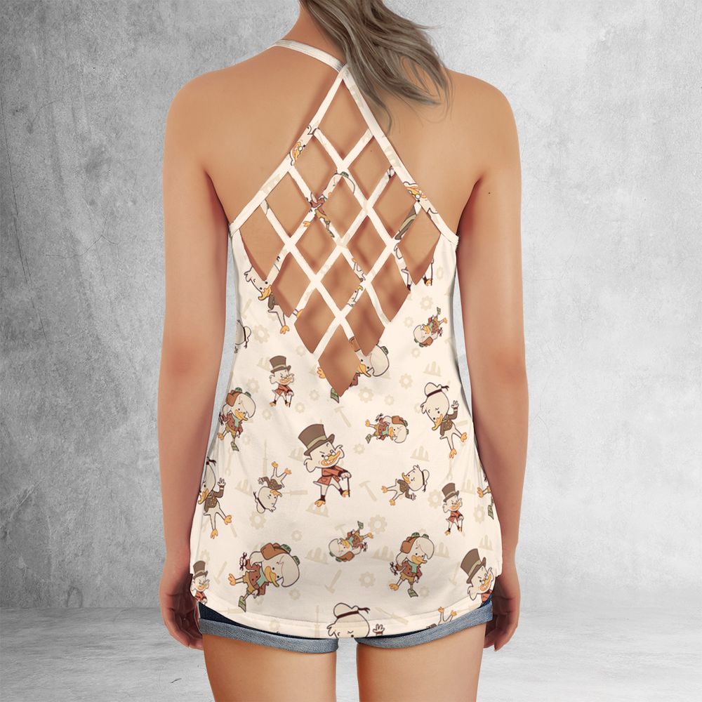 Criss Cross Tank Top - ETWBQ77E -  - 3