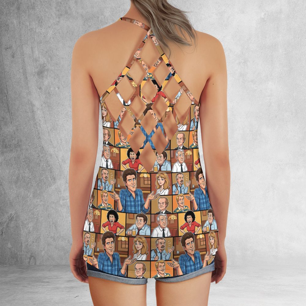 Criss Cross Tank Top - 4TWNSPK5 -  - 3