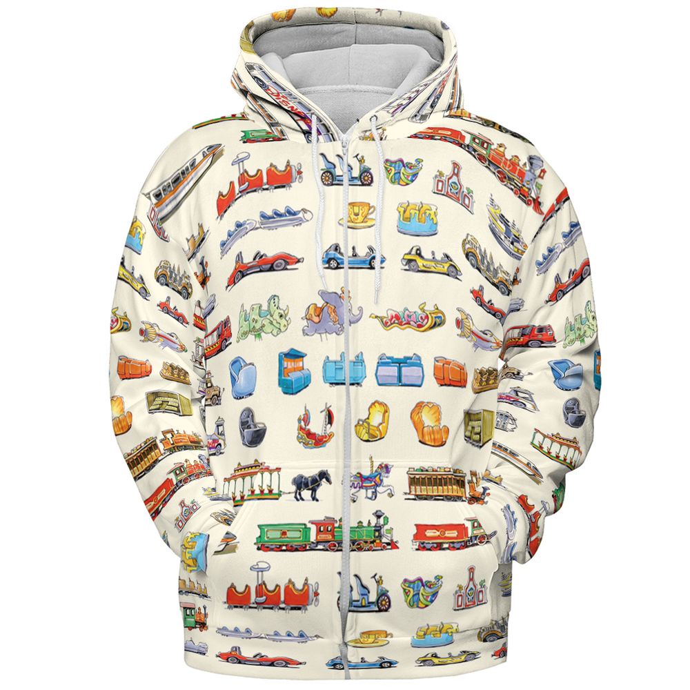 All-over Print Hoodie - FG8FY77N -  - 3