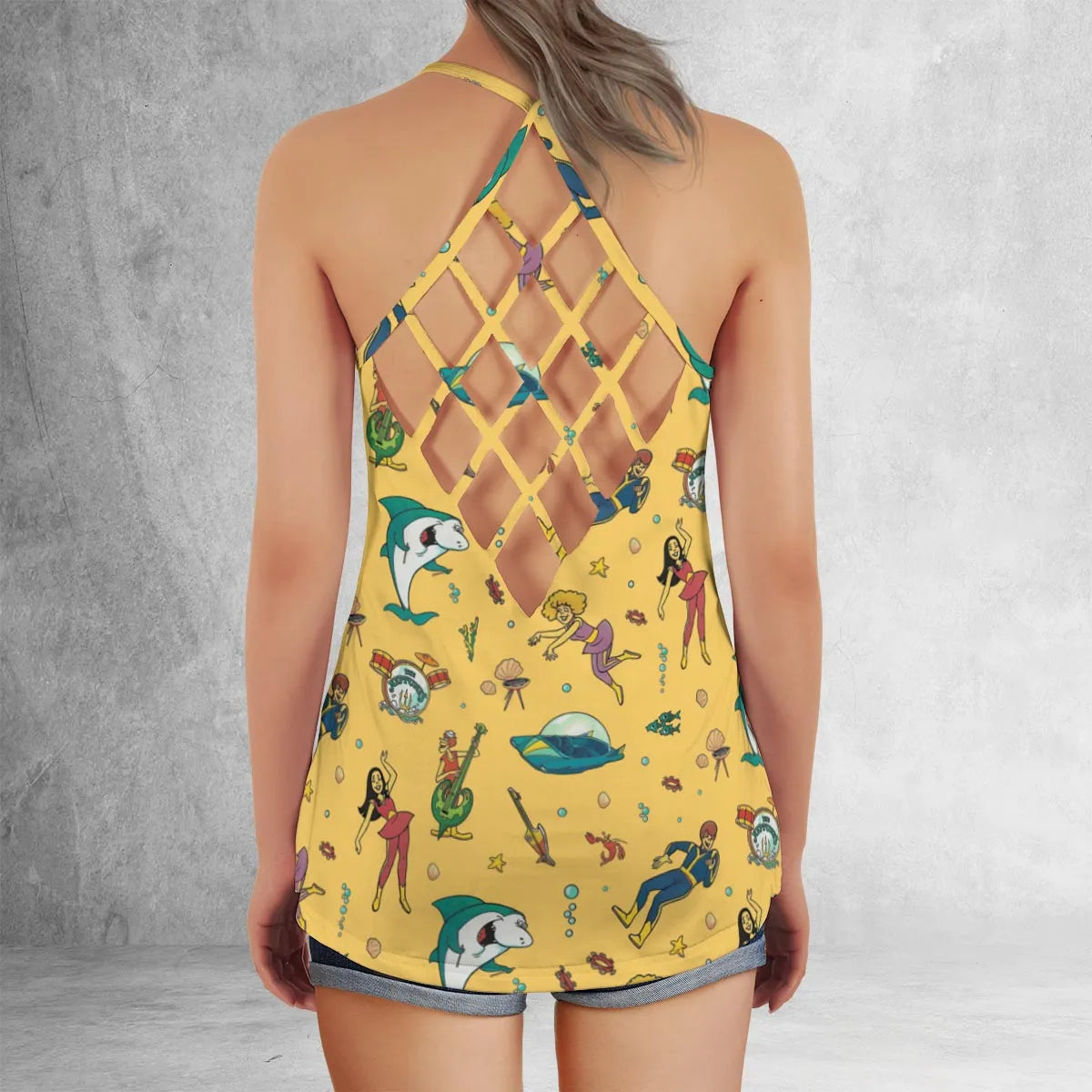 Criss Cross Tank Top - V3EYLAU6