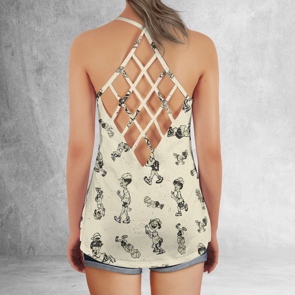 Criss Cross Tank Top - R4ZNECB4 -  - 3
