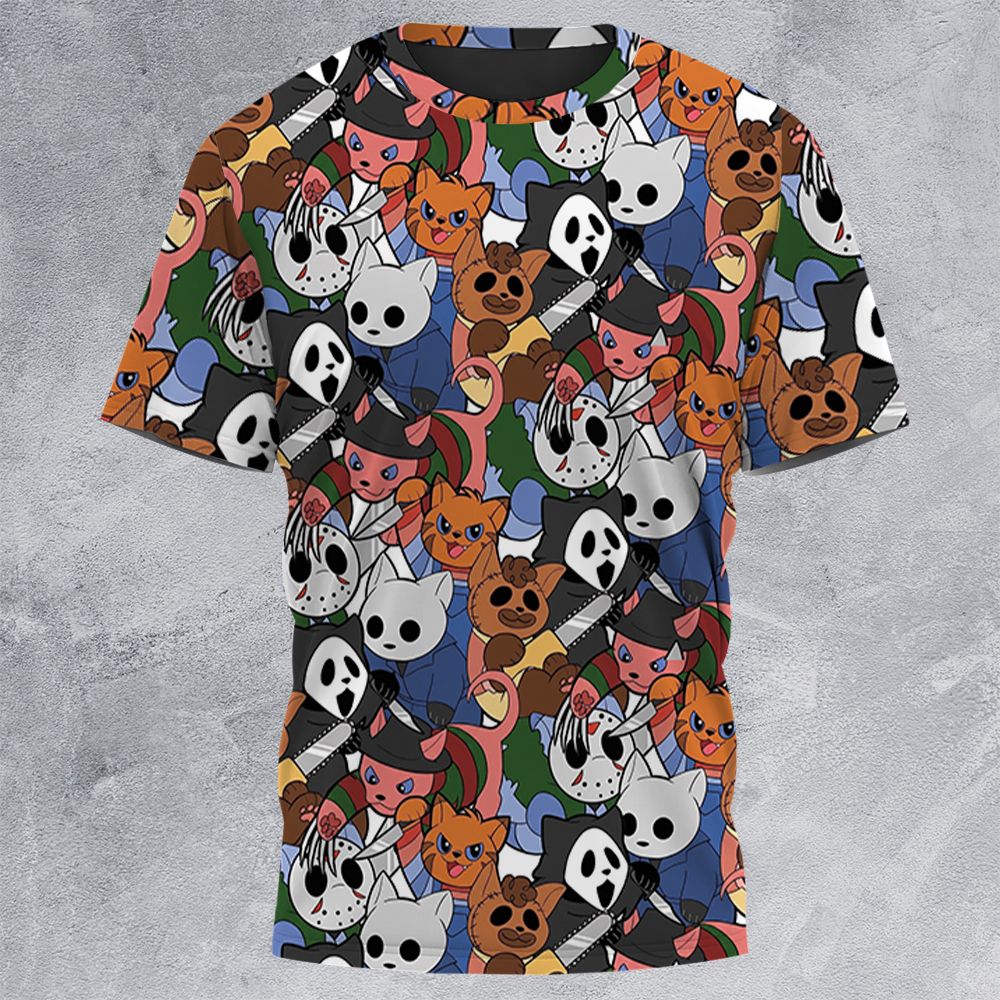 All-Over Print Unisex T-Shirt - U9B43TAF -  - 3