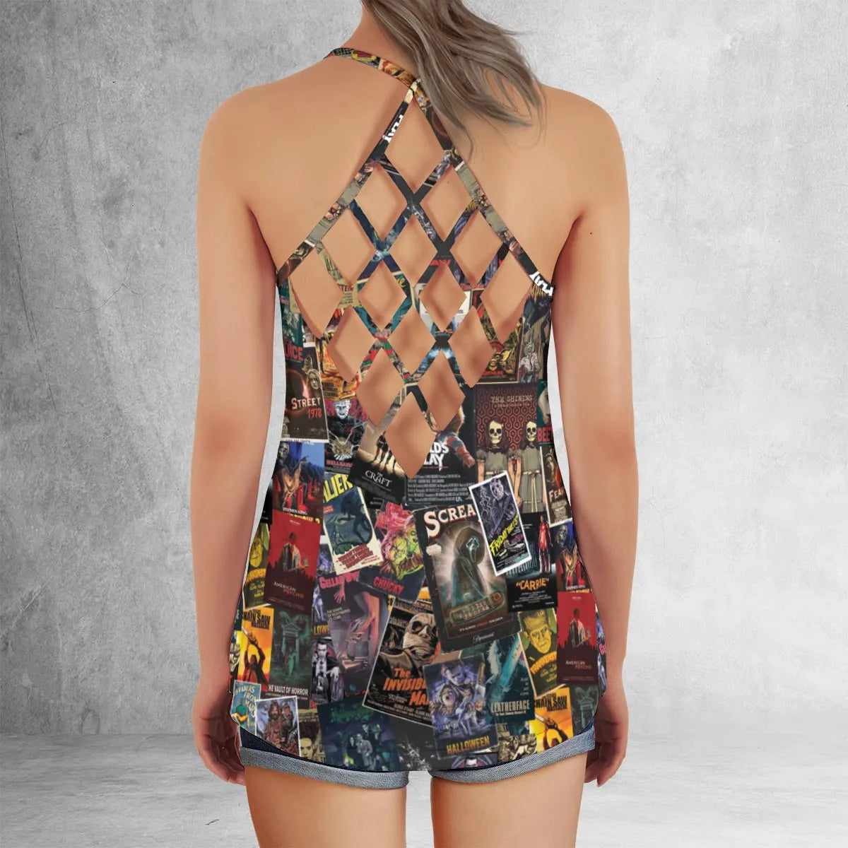 Criss Cross Tank Top - DJ66N6WV