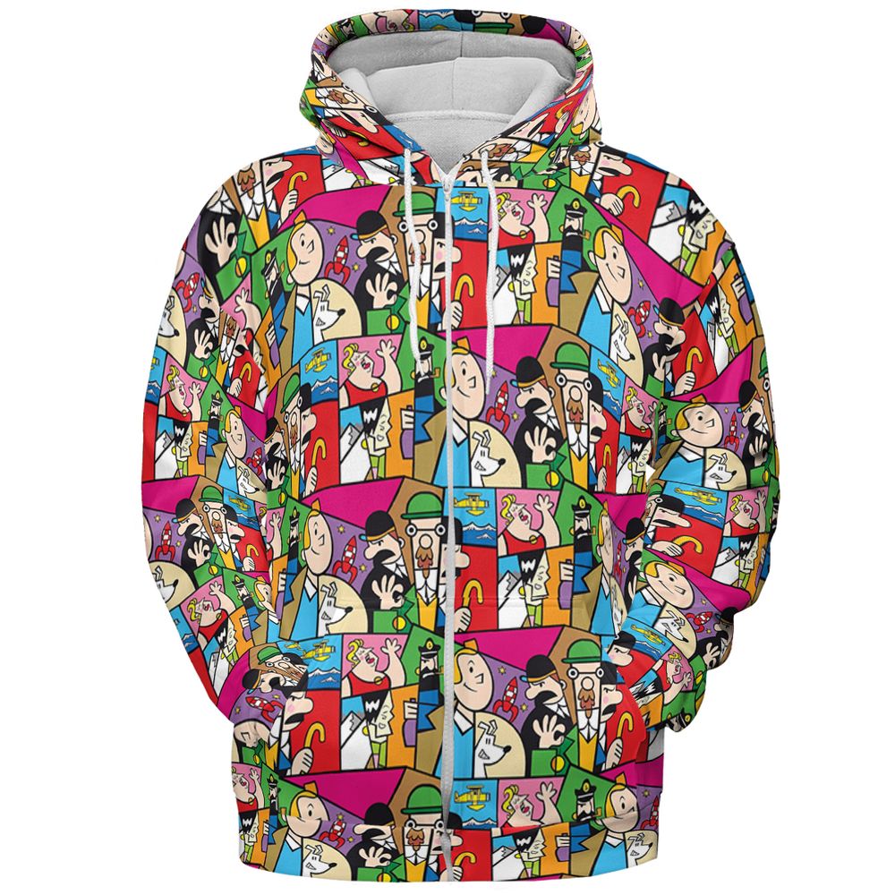 All-over Print Hoodie - FR5GFAUC -  - 3