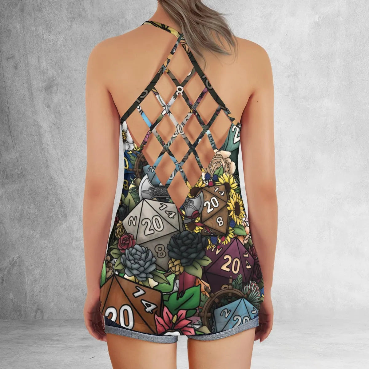 Criss Cross Tank Top - S7CVJ42B