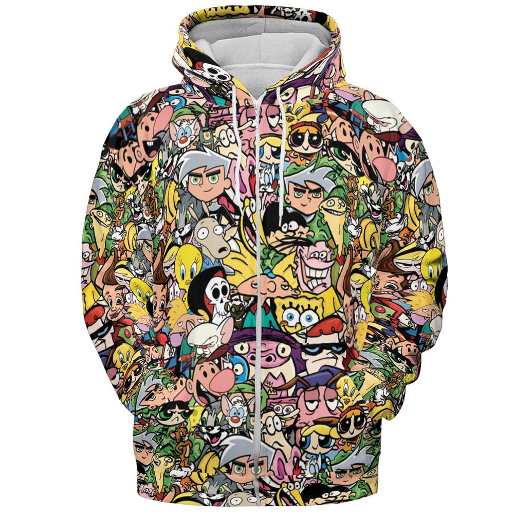 All-over Print Hoodie - V26LUS8T -  - 3