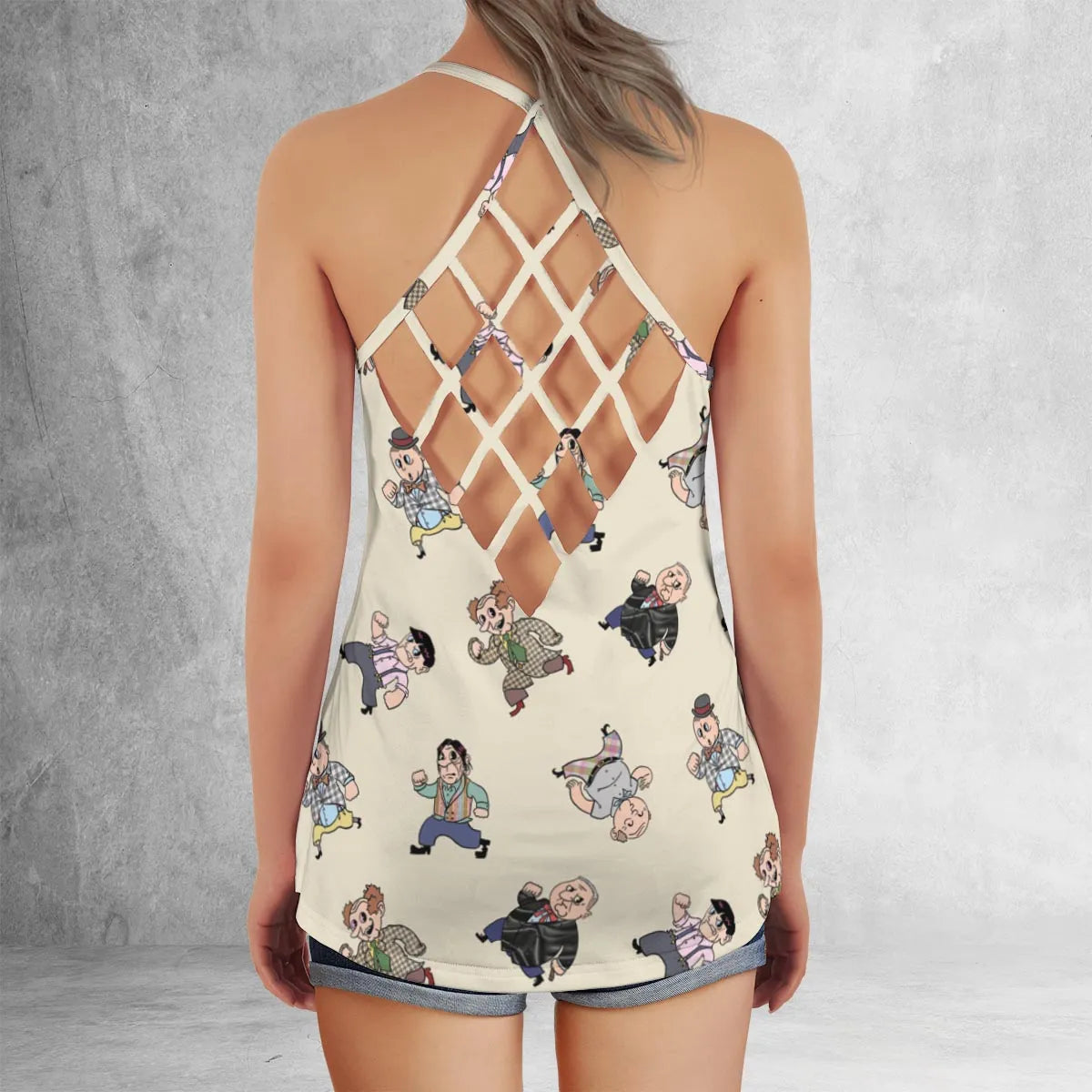 Criss Cross Tank Top - LFECVMY3
