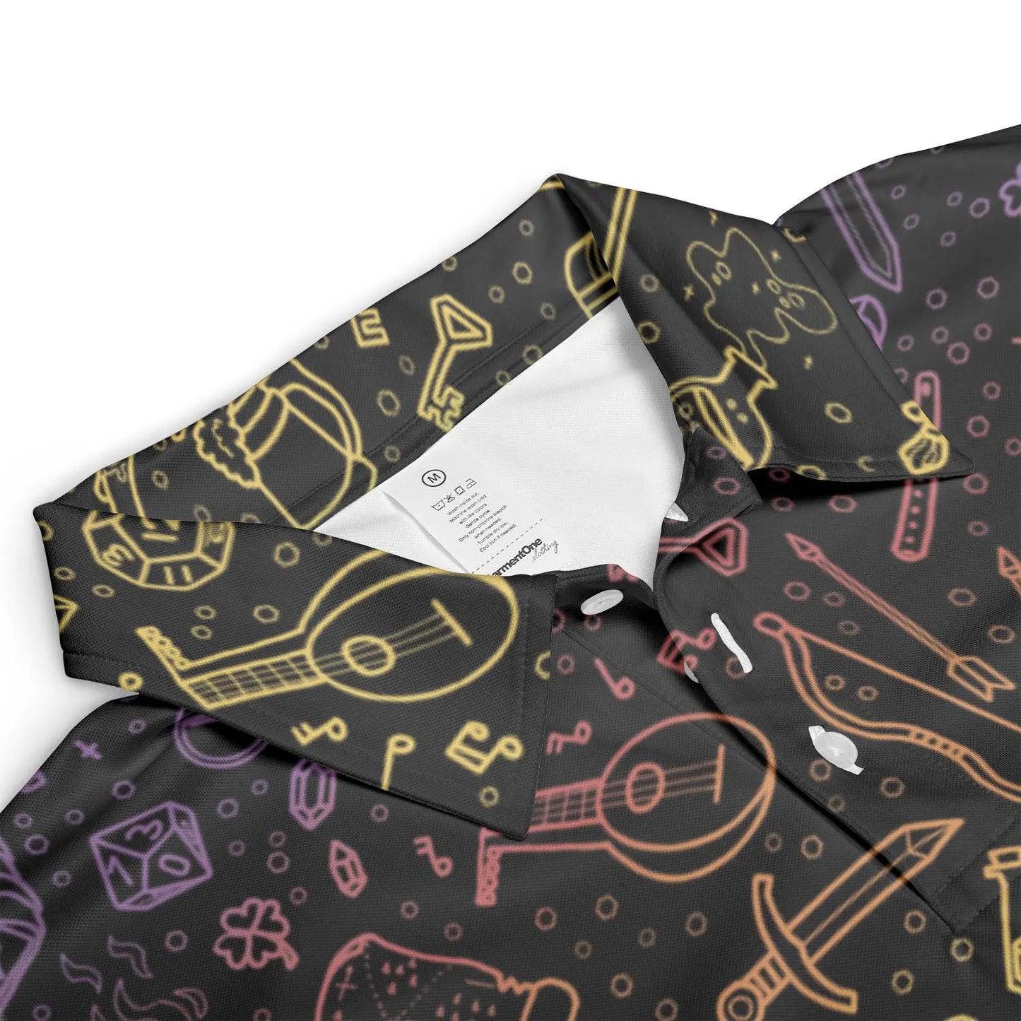 AOP Men/Women Polo Shirt - KY6BA6PV