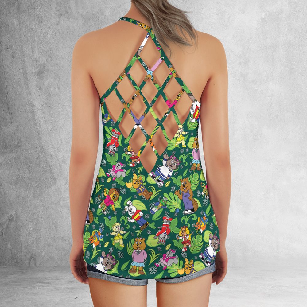Criss Cross Tank Top - 2V8APTDG -  - 3