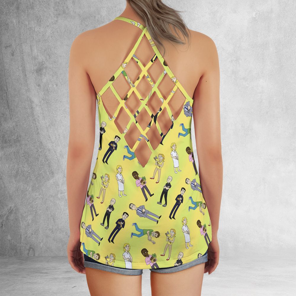 Criss Cross Tank Top - LFZQK96N -  - 3