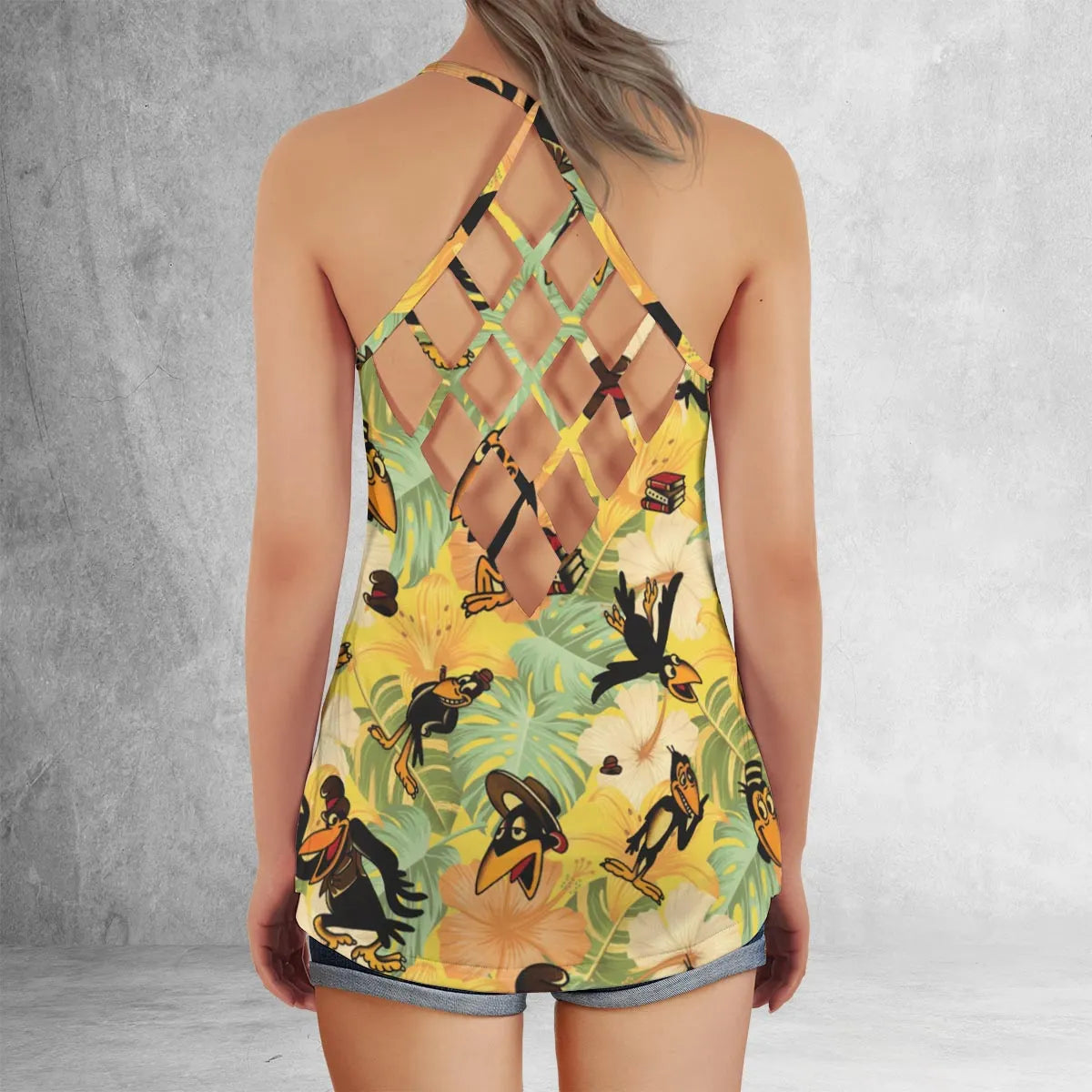 Criss Cross Tank Top - ZL369ZE9