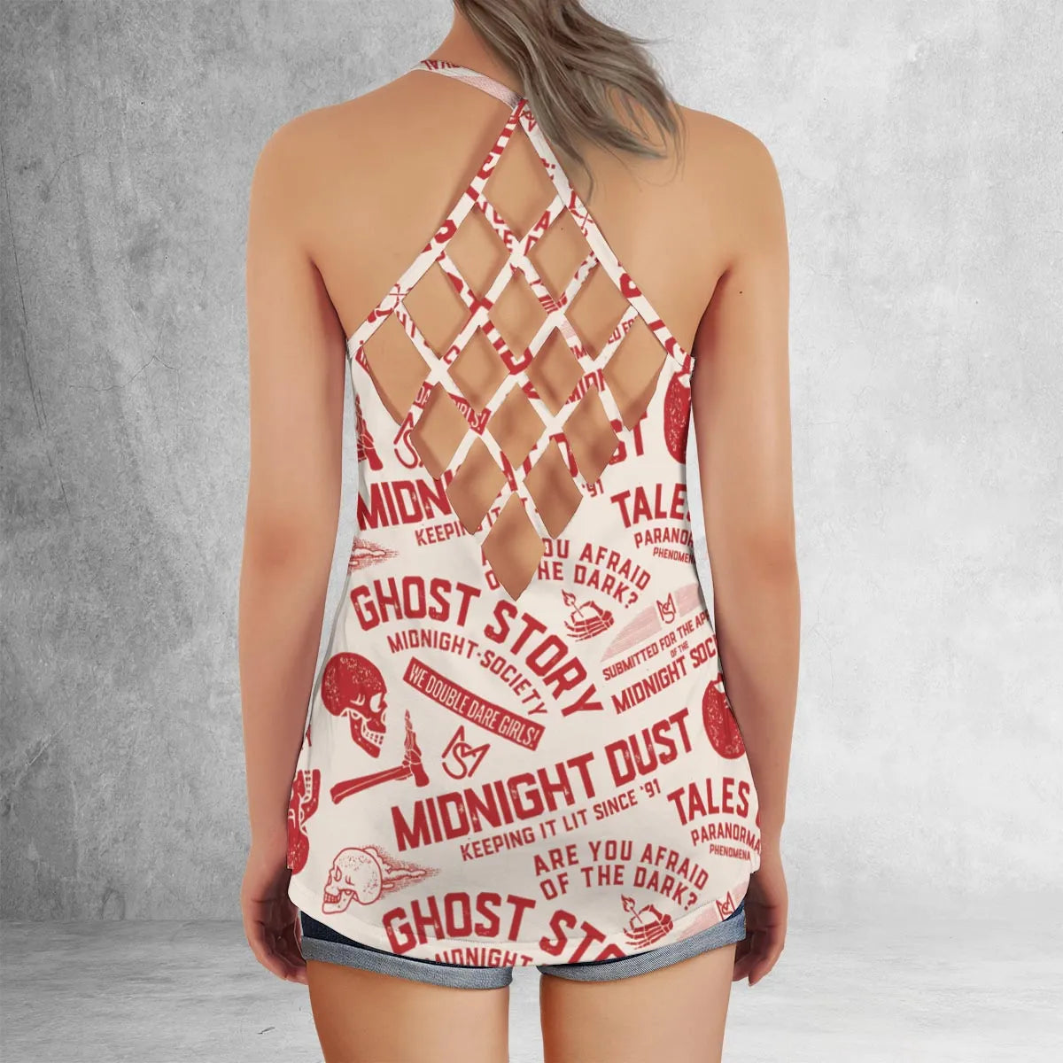 Criss Cross Tank Top - QCCZQNCQ