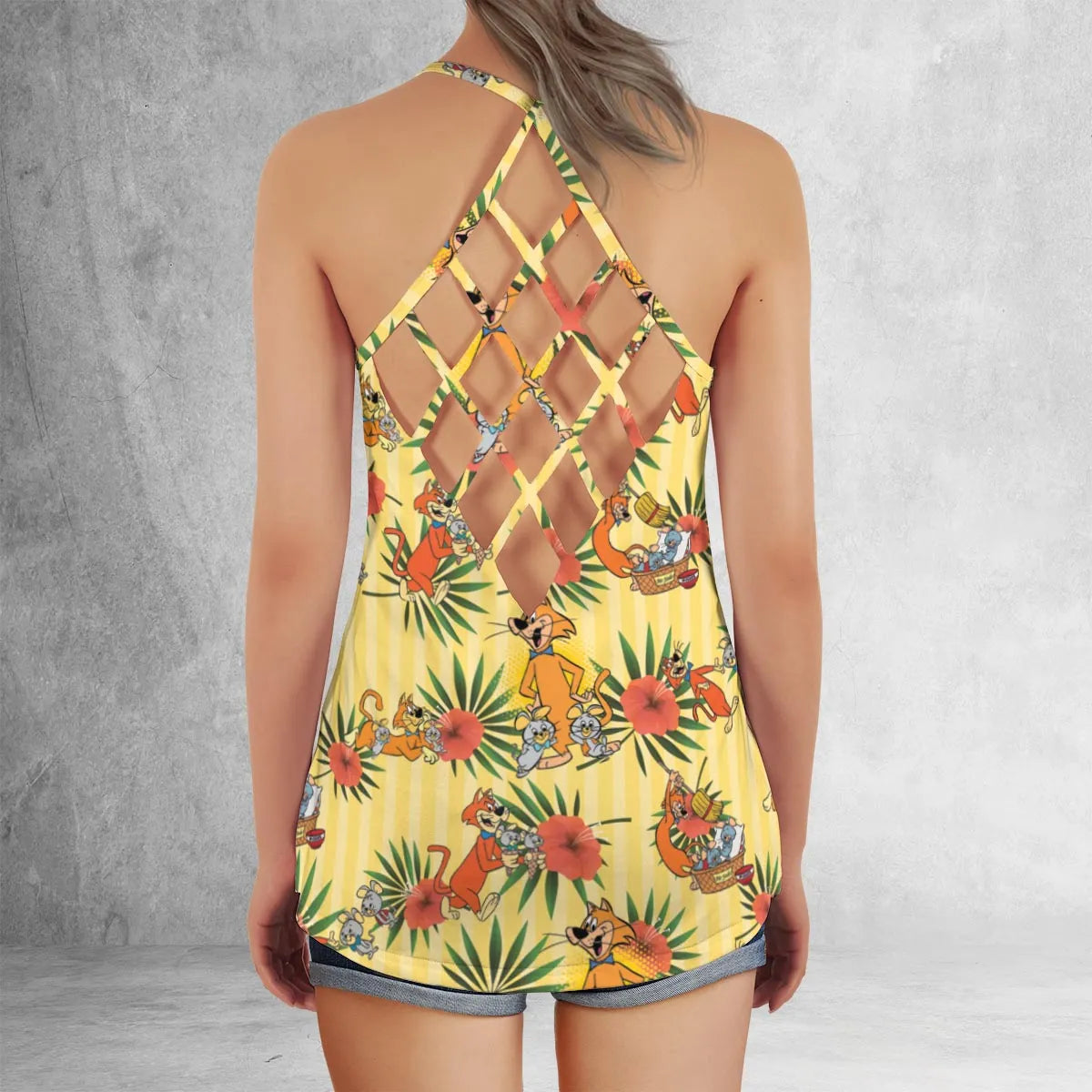 Criss Cross Tank Top - SM32HV8L
