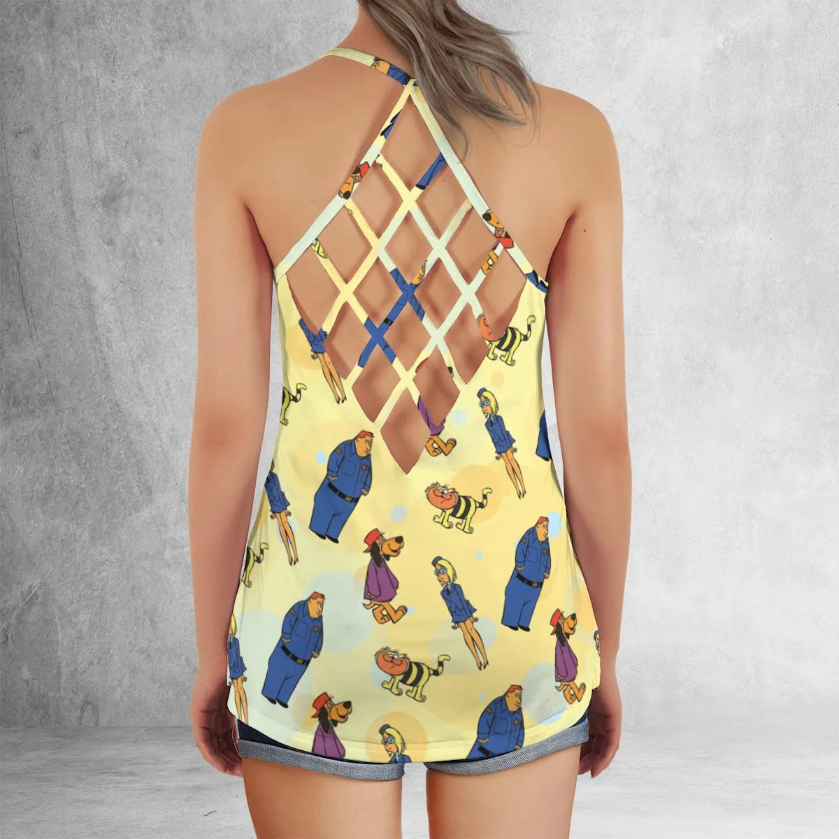 Criss Cross Tank Top - 3DW9EYCZ
