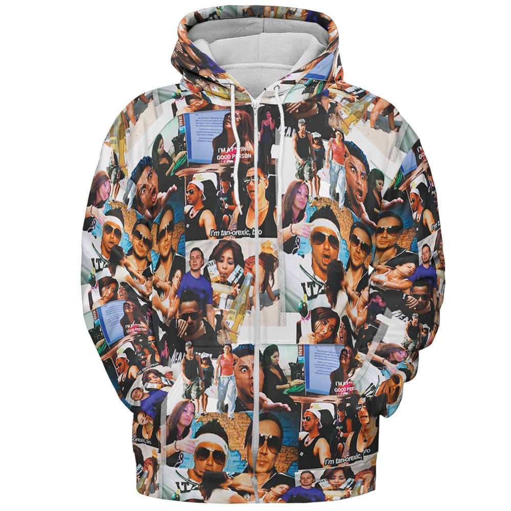 All-over Print Hoodie - CQ1U5C24 -  - 3