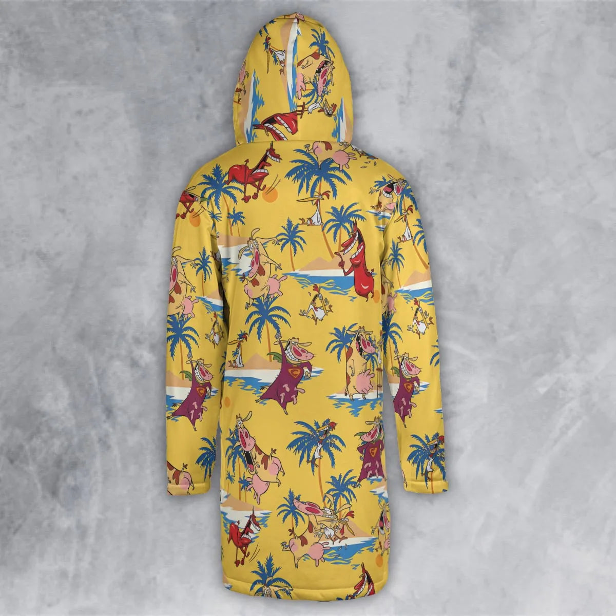 Hooded Cloak Coat - KGJDSUDJ