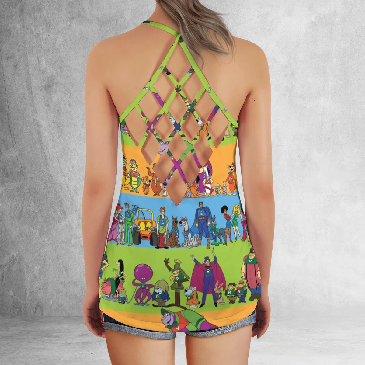 Criss Cross Tank Top - HZDK4N35