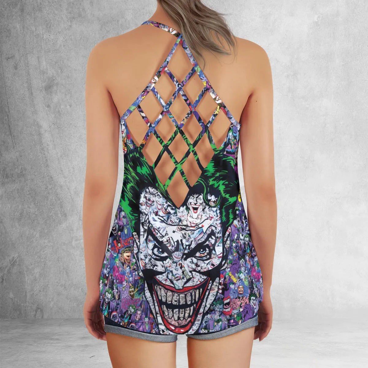Criss Cross Tank Top - W9BACJ8Q