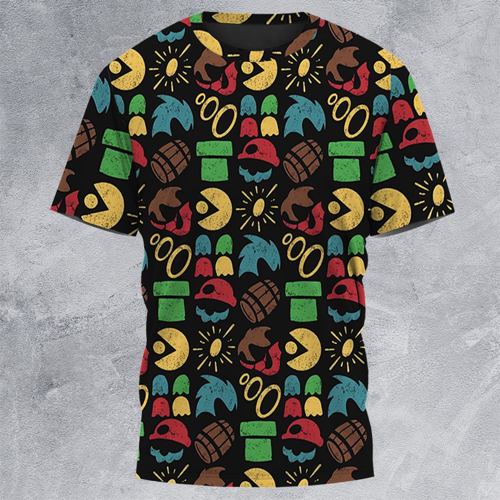 All-Over Print Unisex T-Shirt - 6HP9SFX9 -  - 3