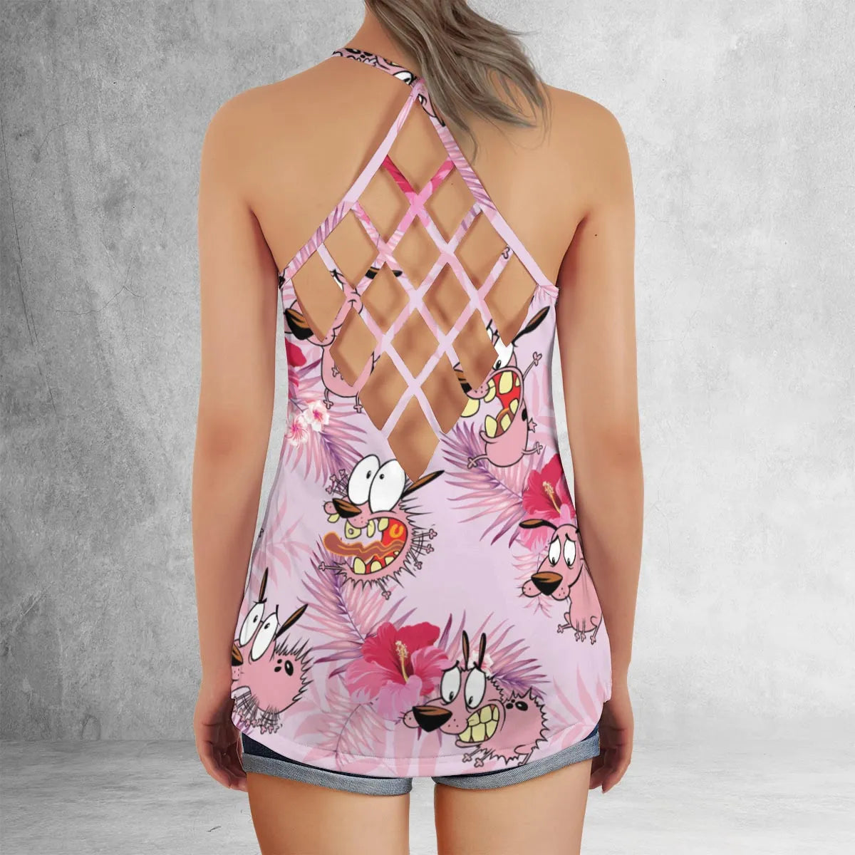 Criss Cross Tank Top - E13FQGN4