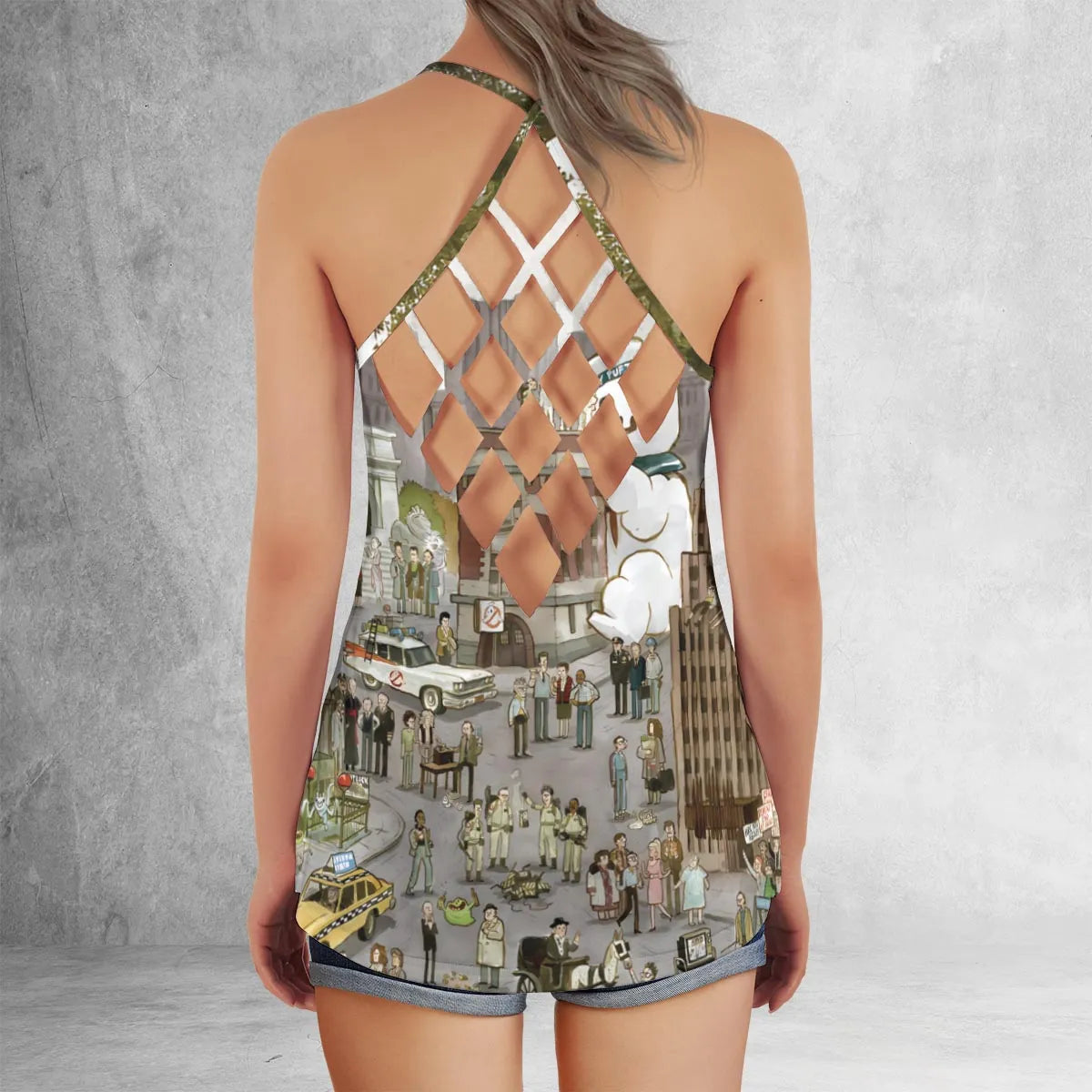 Criss Cross Tank Top - NC8LD3WV