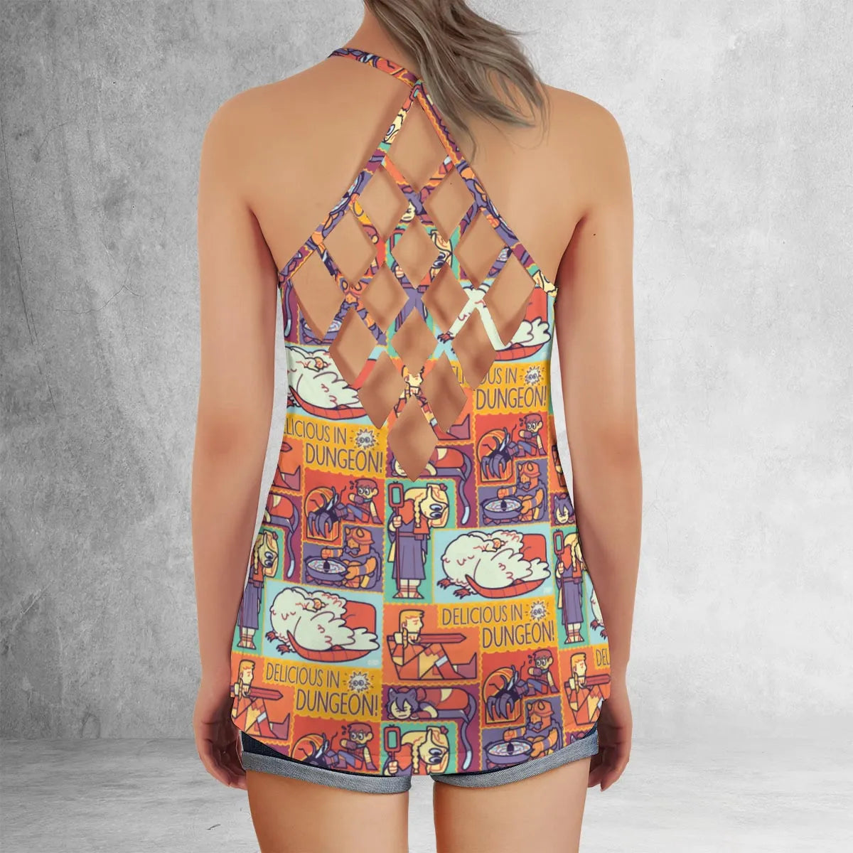 Criss Cross Tank Top - VVRF6YJR