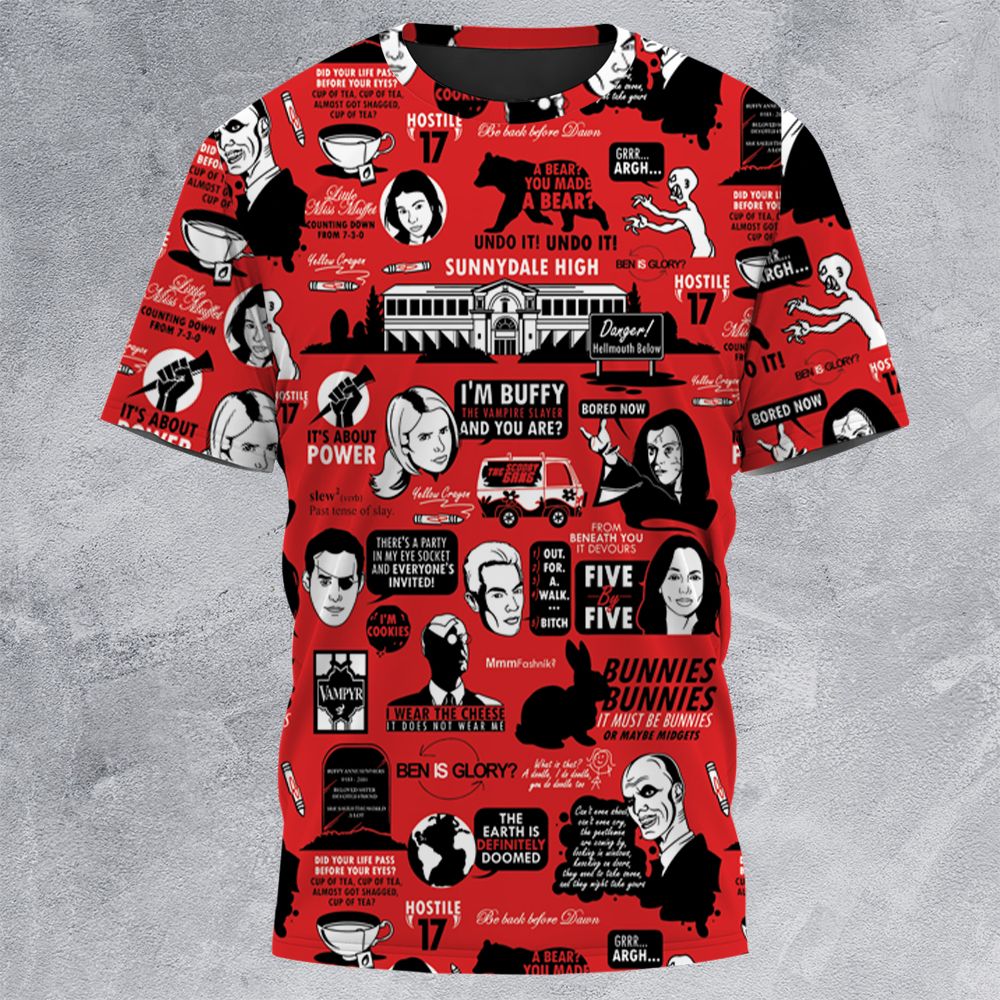 All-Over Print Unisex T-Shirt - R32Z9XF7 -  - 3