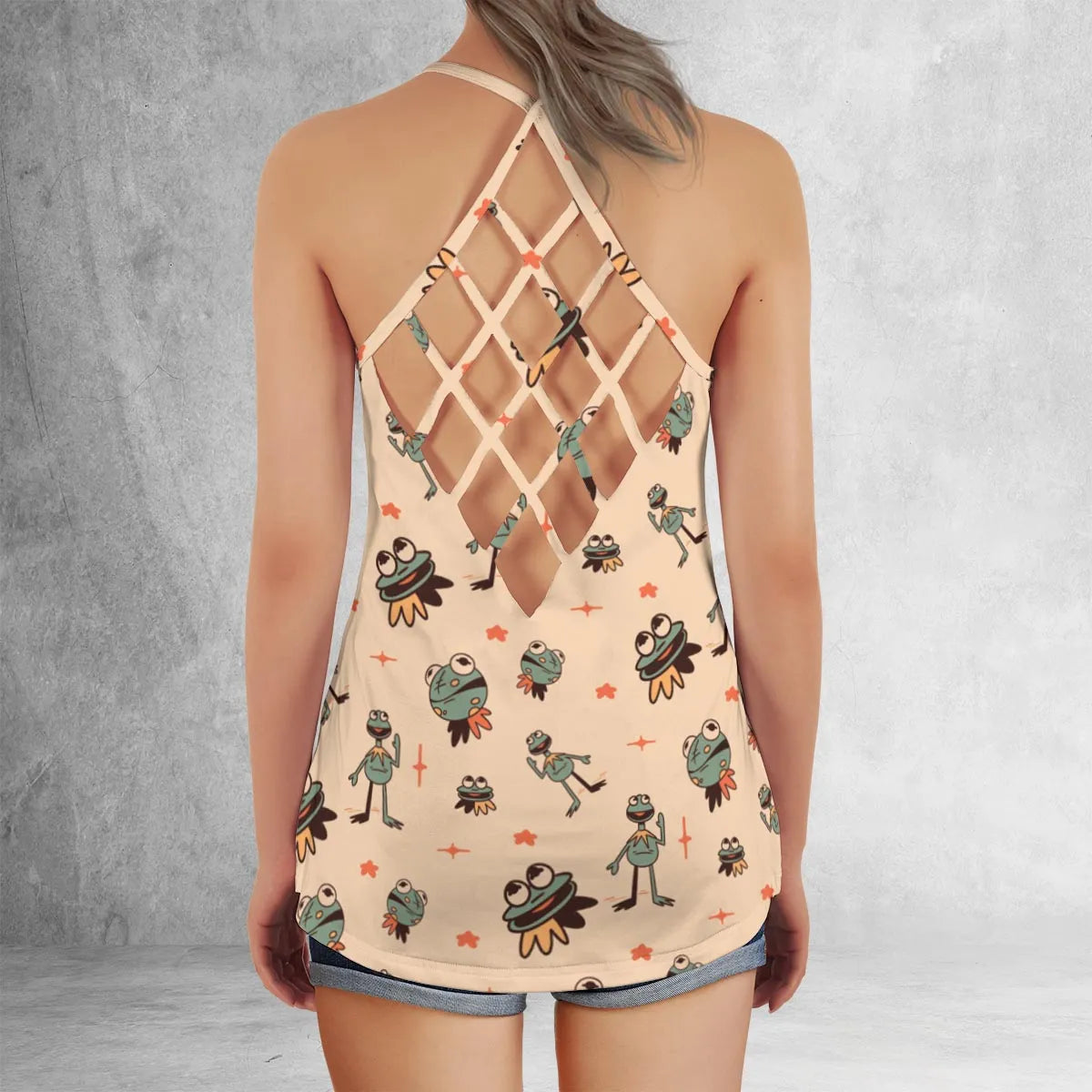 Criss Cross Tank Top - WWGLC7Y9