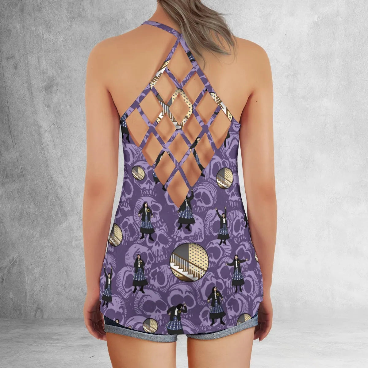 Criss Cross Tank Top - KM3K12LX
